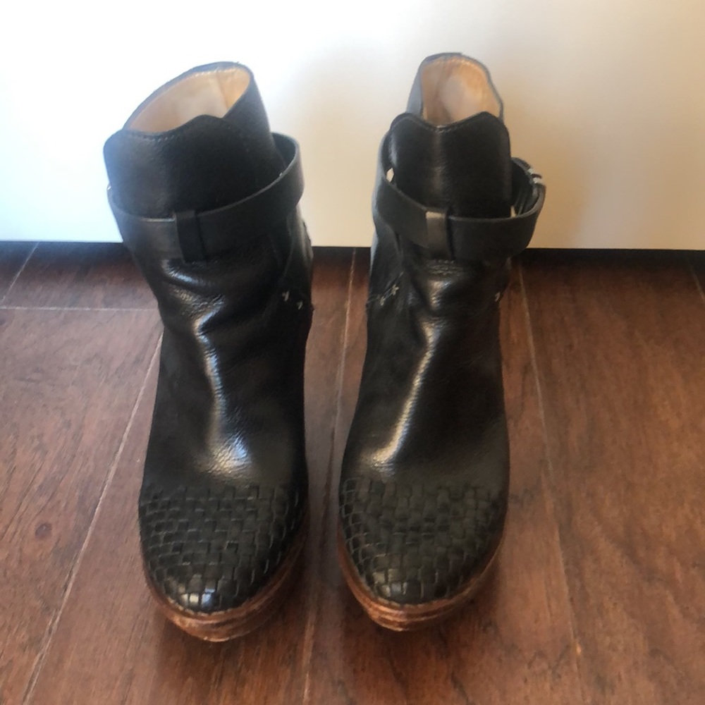 Vintage 2000s Rag And Bone Platform Wedge Booties - image 6